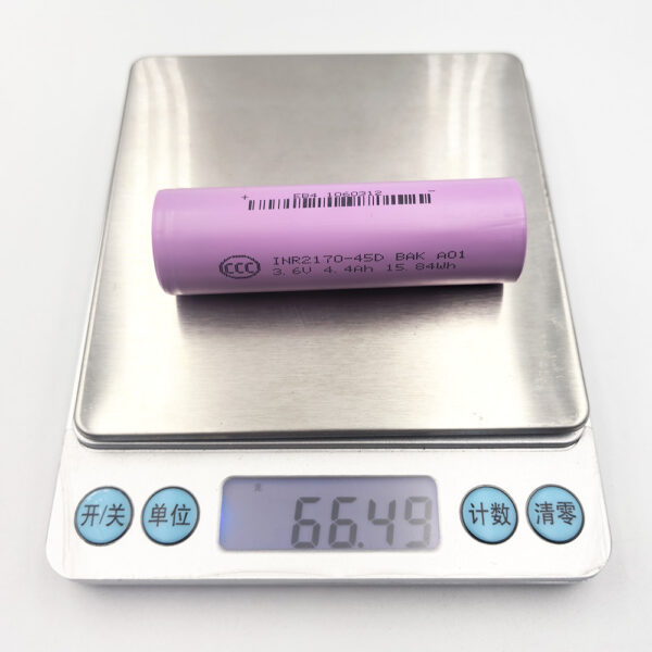 BAK INR21700-45D Li-ion Cell-The all-tab process surpassing MOLICEL P45B - Image 3