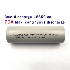 70A Continuous Discharge Lithonic 18650 30HR