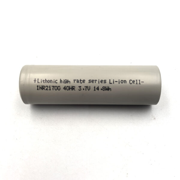 Super cost-effective Continuous discharge at 70A 21700 battery -Lithonic INR21700 40HR
