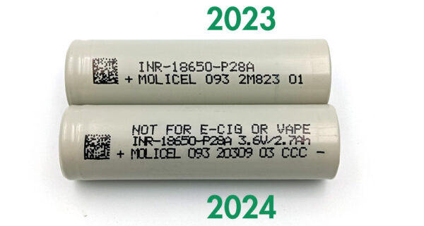 Molicel INR21700-P28A High-Rate Li-ion Cell - Image 2