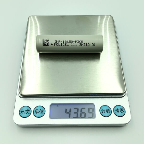 Molicel INR18650 P30B Weight