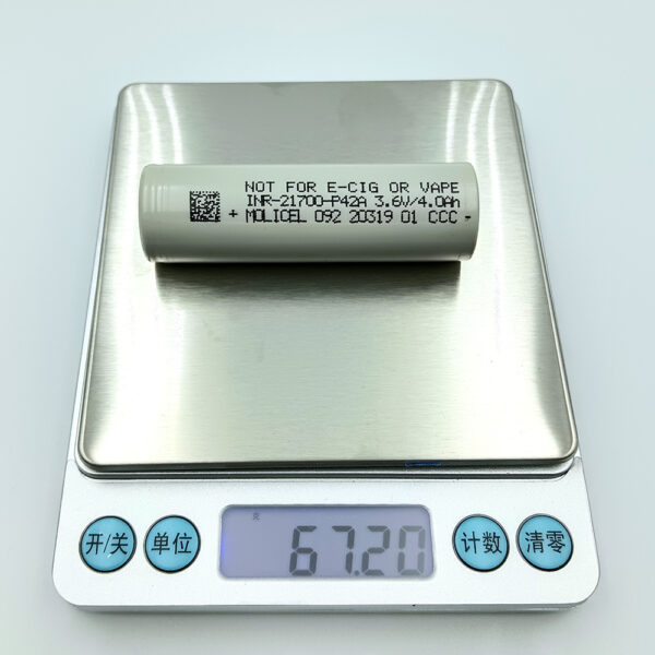 Molicel INR21700 P42A High Rate Li-Ion Cell