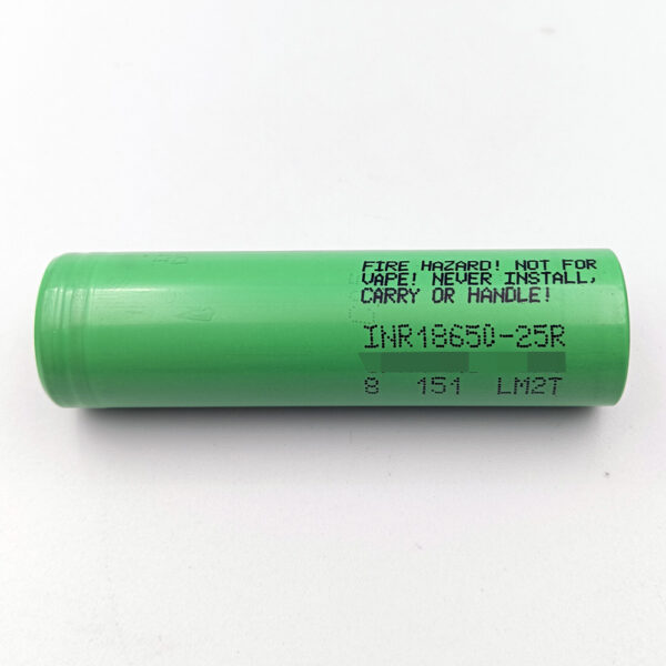  Samsung INR18650-25R High-Rate Lithium-Ion Cell