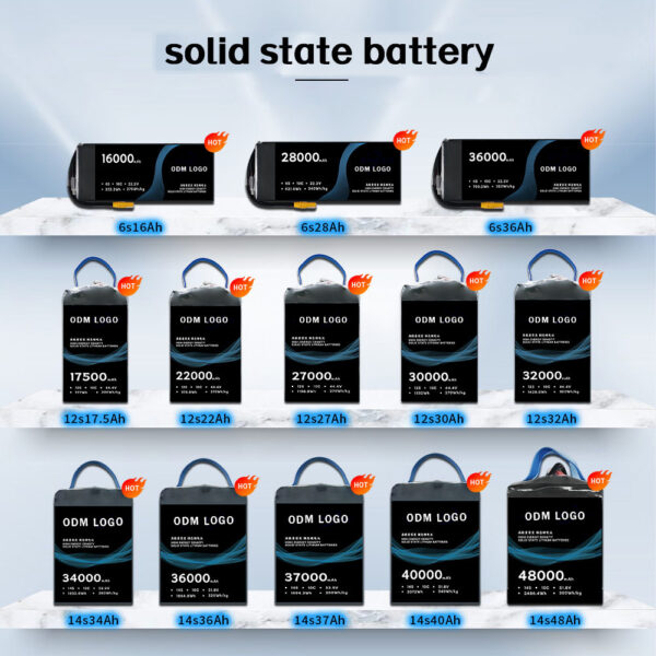 Customized High-Energy Battery for Large Drones size