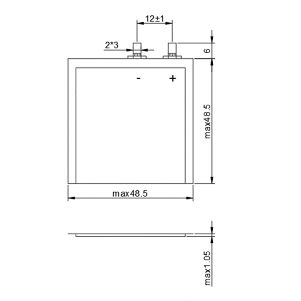Customizable 3.0V non-rechargeable li-MnO2 pouch cell - Image 4