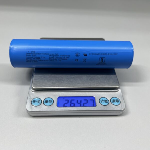 EVE IFR33140 45A LiFePO4 cell the wieght