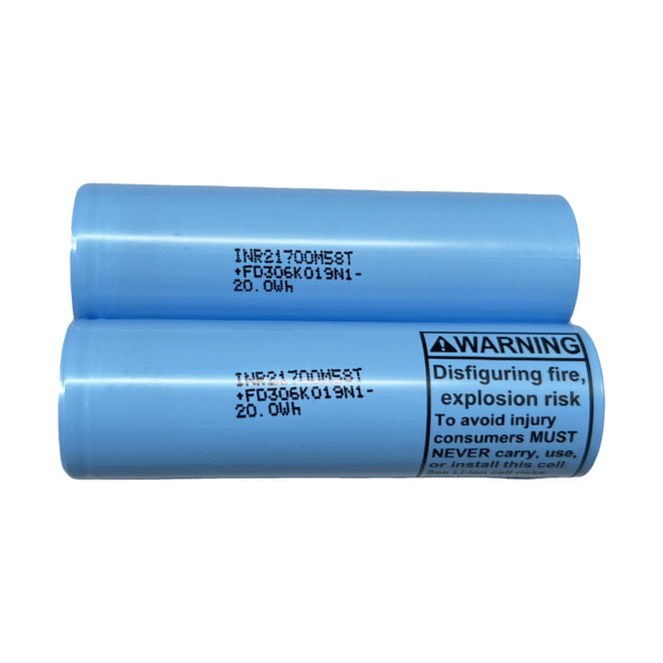 INR21700 M58T 5800mAh Capacity battery
