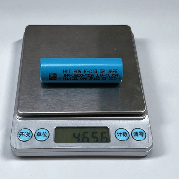 Molicel-INR18650-M35A-10Adischarge-Weight