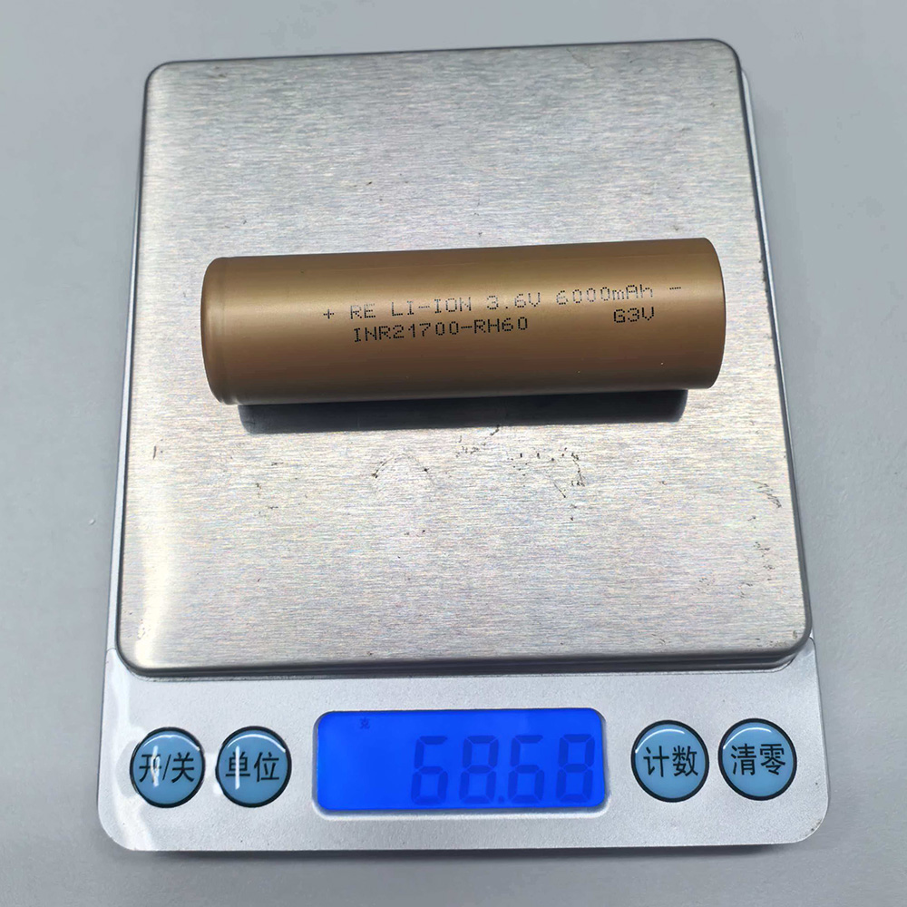 RENLIN (Reliance) INR21700-RH60 21700 Cell – 20A Discharge, ≤7mΩ Internal Resistance | BECELL Wholesale - Image 6