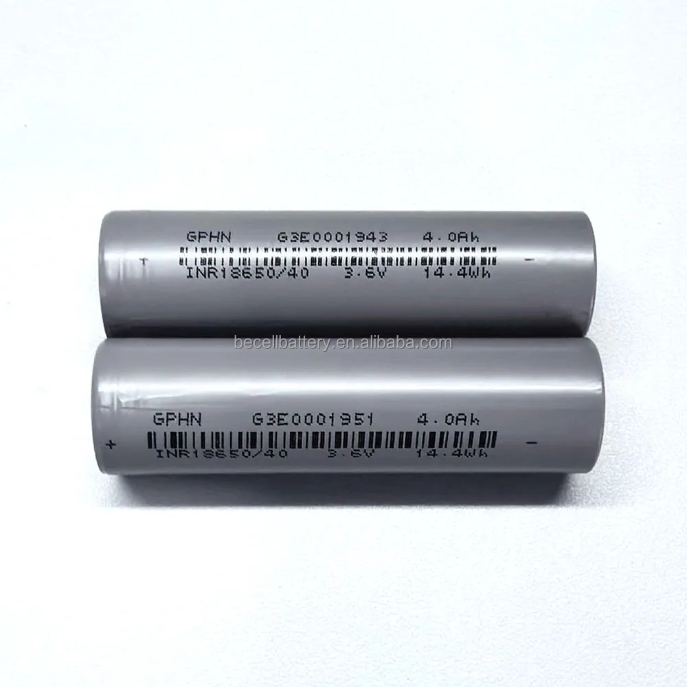 INR18650-4000D-3C 4000mAh 3.6V Li-ion Battery