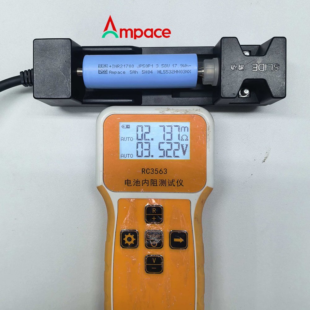 mpace JP50P1 21700 5000mAh cell internal resistance