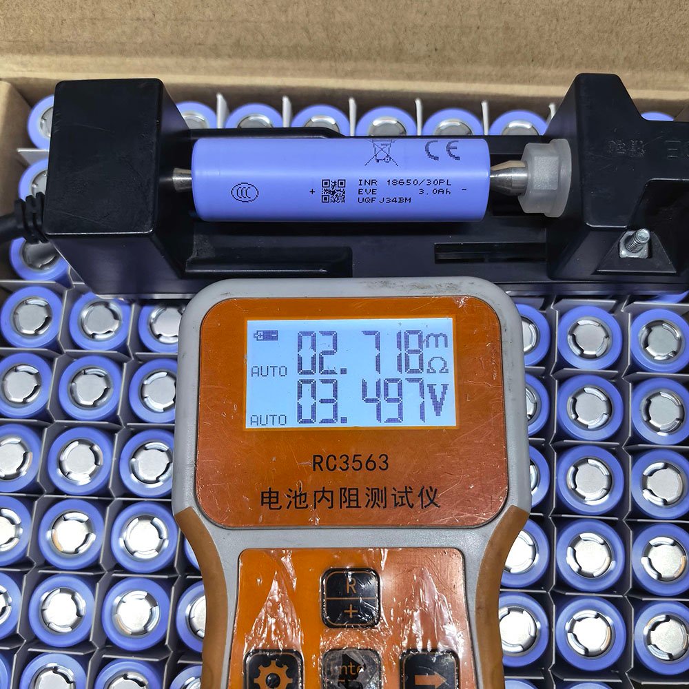 EVE INR18650/30PL 3000mAh 18650 battery cylindrical Li-ion cell internal resistance