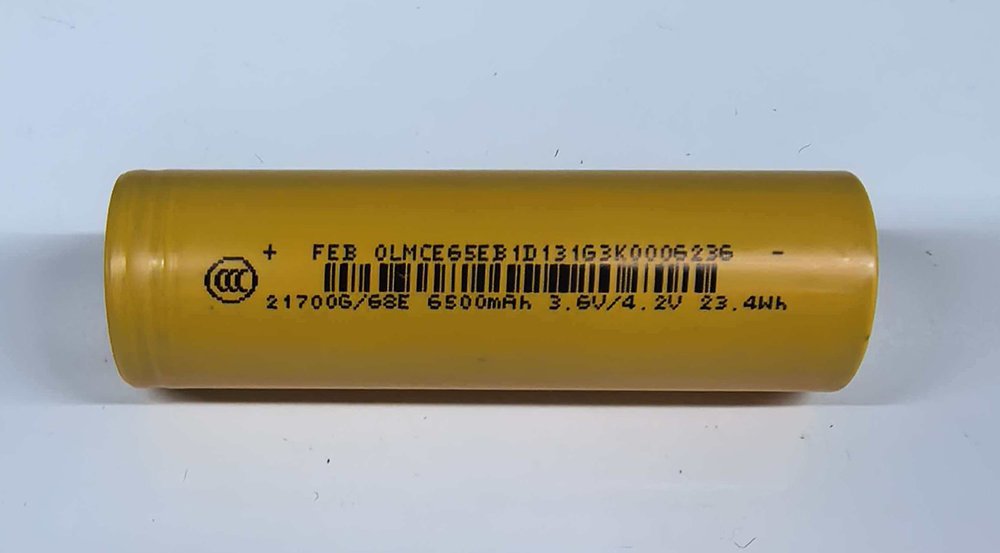 FEB 21700 68E 6500mAh 3.6V lithium-ion cell for wholesale