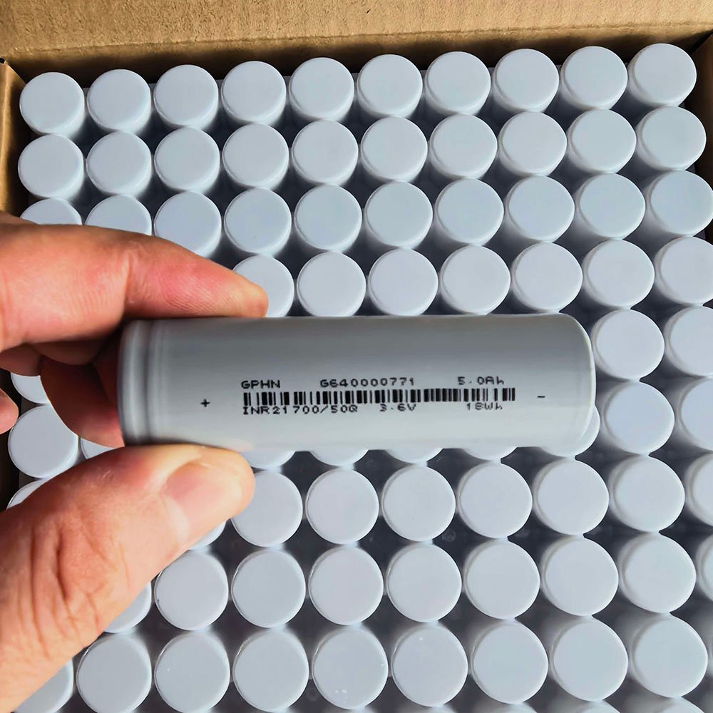 Great Power INR21700 50Q 21700 5000mAh 3.6V lithium-ion battery cell