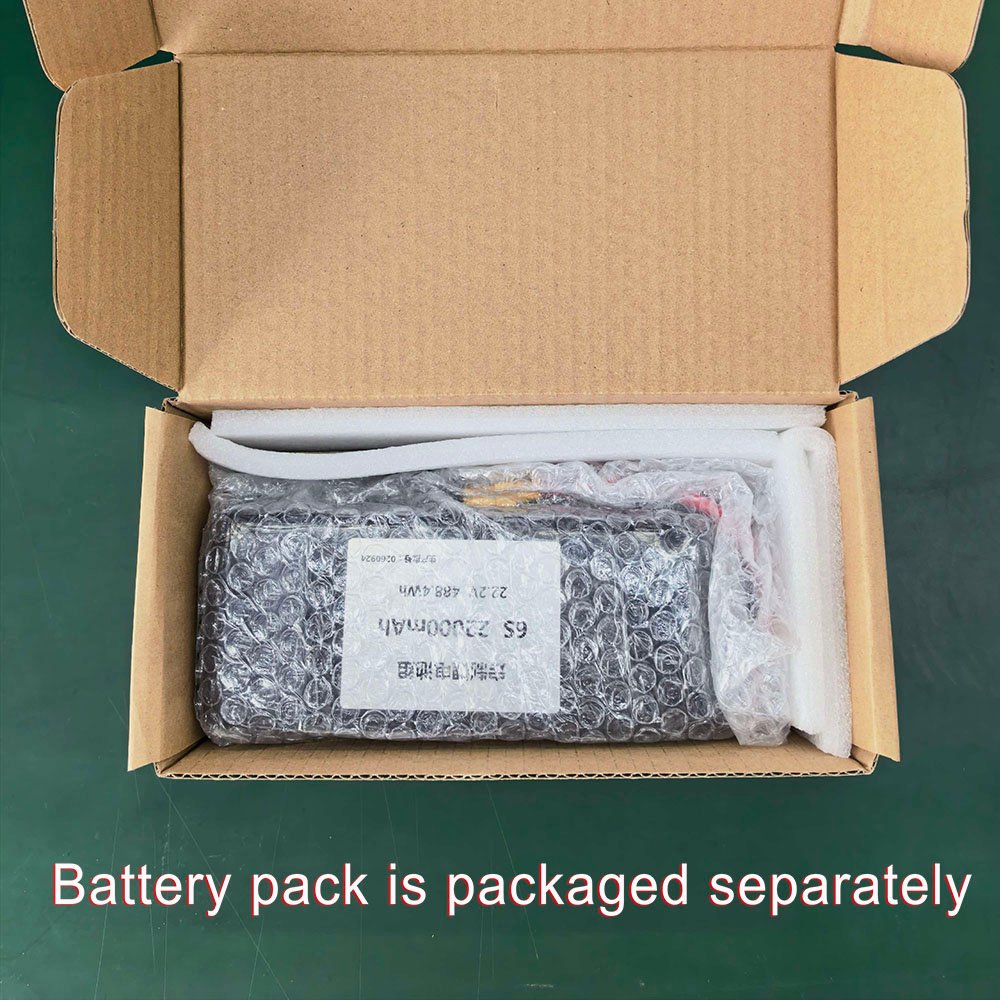 Bulk stock of 6S 22.2V 22000mAh LiPo battery packs