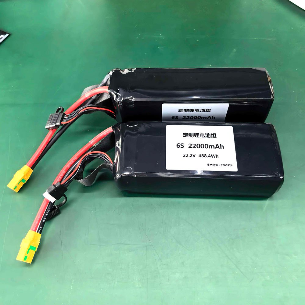 Bulk stock of 6S 22.2V 22000mAh LiPo battery packs