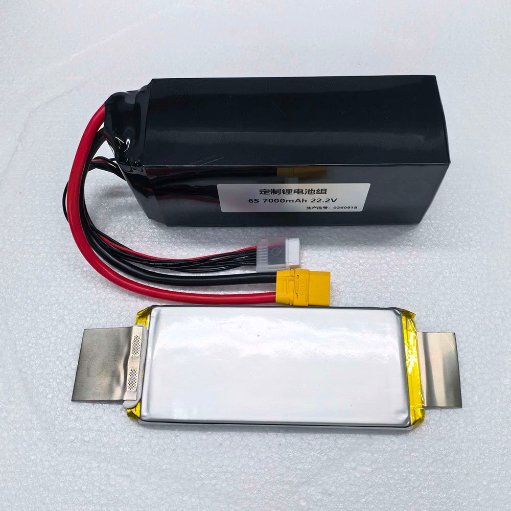 7000mAh 3.7V LiPo Battery Cell