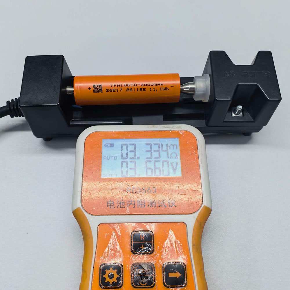 YFH INR18650 30XQ 3000mAh internal resistance