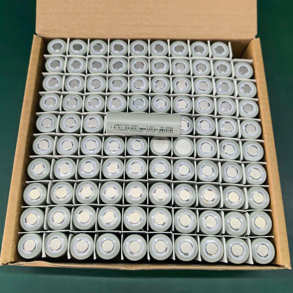 INR21700PL 5000mAh full-tab 21700 lithium-ion cell