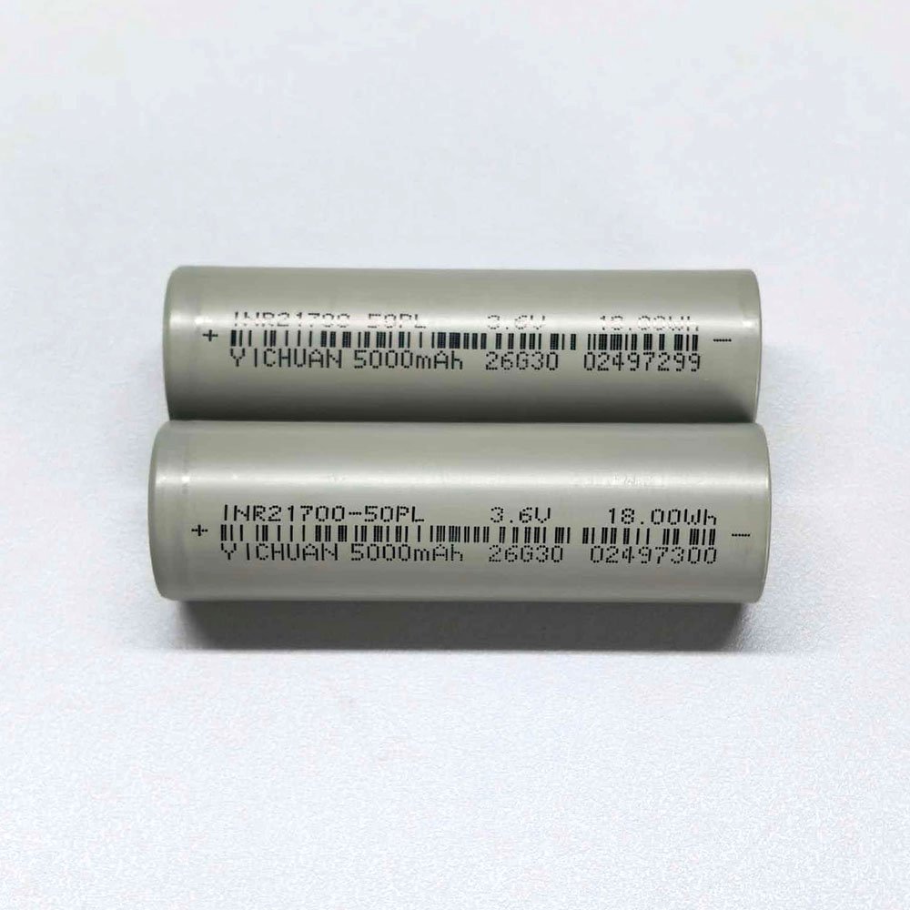 INR21700PL 5000mAh full-tab 21700 lithium-ion cell