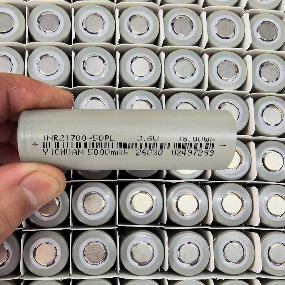 INR21700PL 5000mAh full-tab 21700 lithium-ion cell