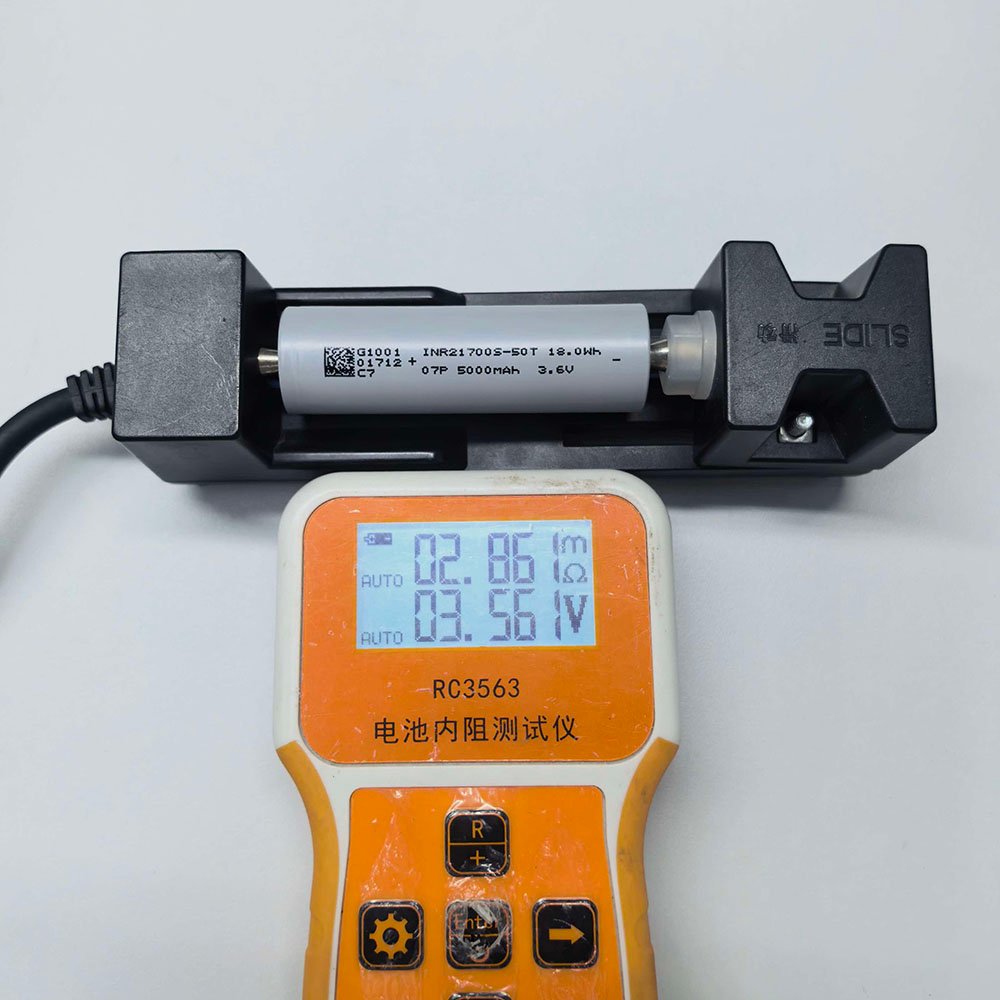 LinkData 50T 21700 cell internal resistance measurement