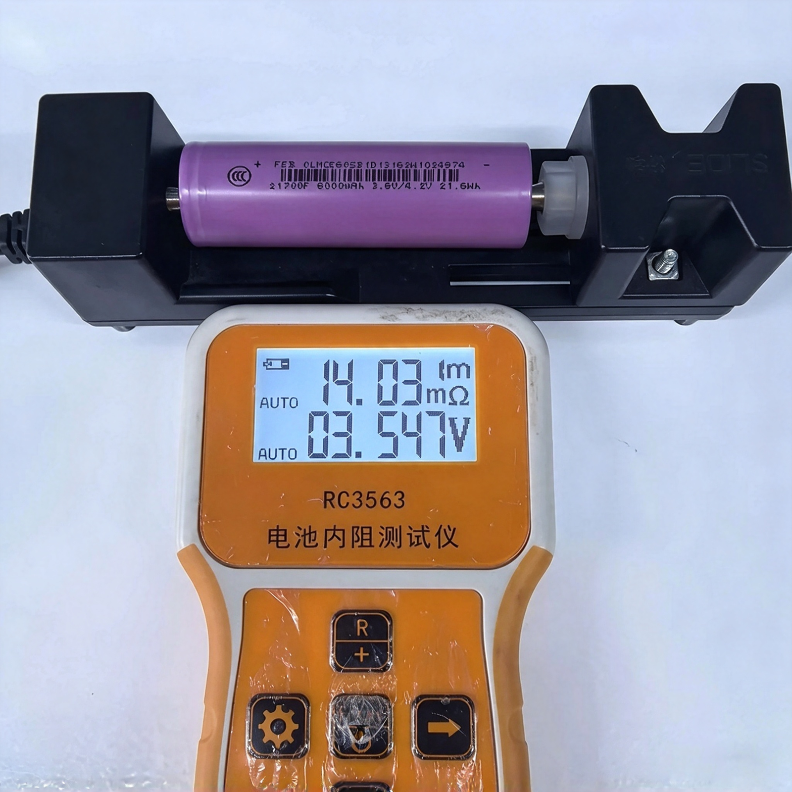 21700 6000mAh 3.6V lithium-ion rechargeable cell