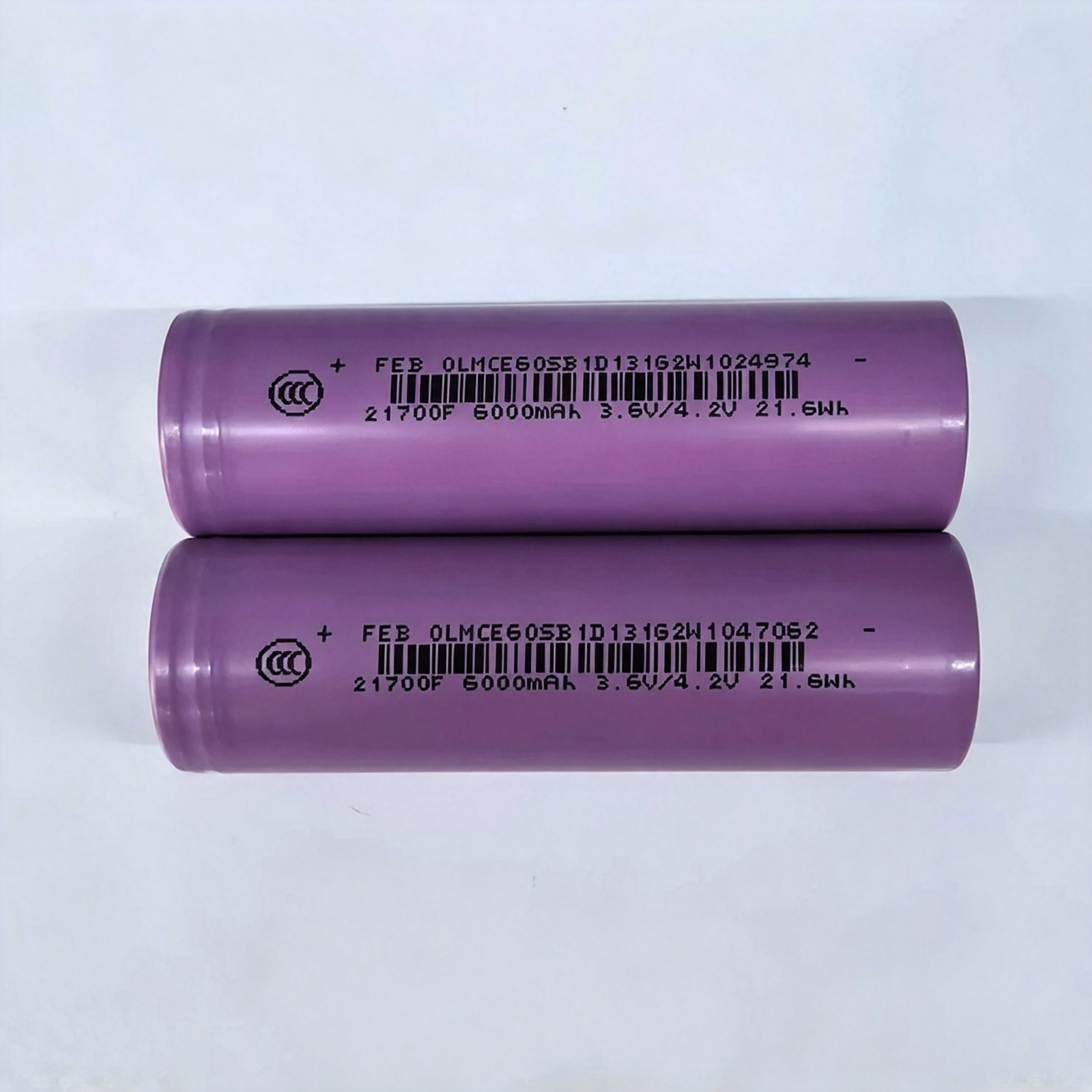 21700 6000mAh 3.6V lithium-ion rechargeable cell