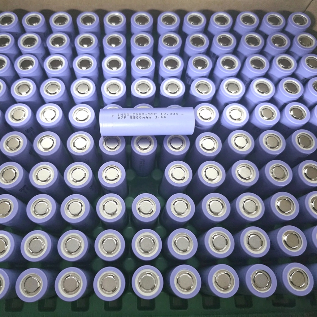 Bulk INR21700S-55P 21700 battery cells in stock for wholesale orders